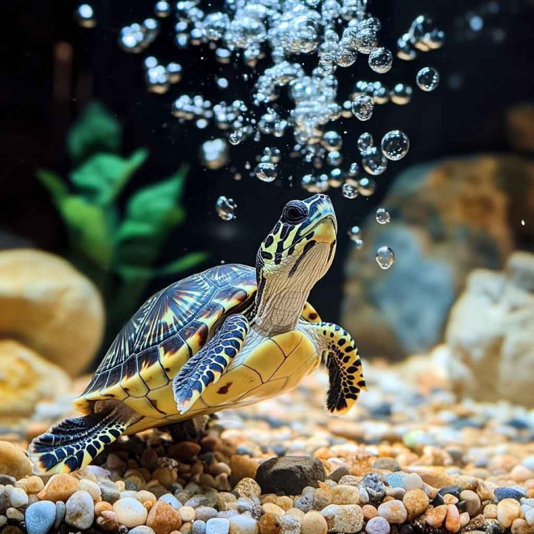 Bubbles In Turtle Tank