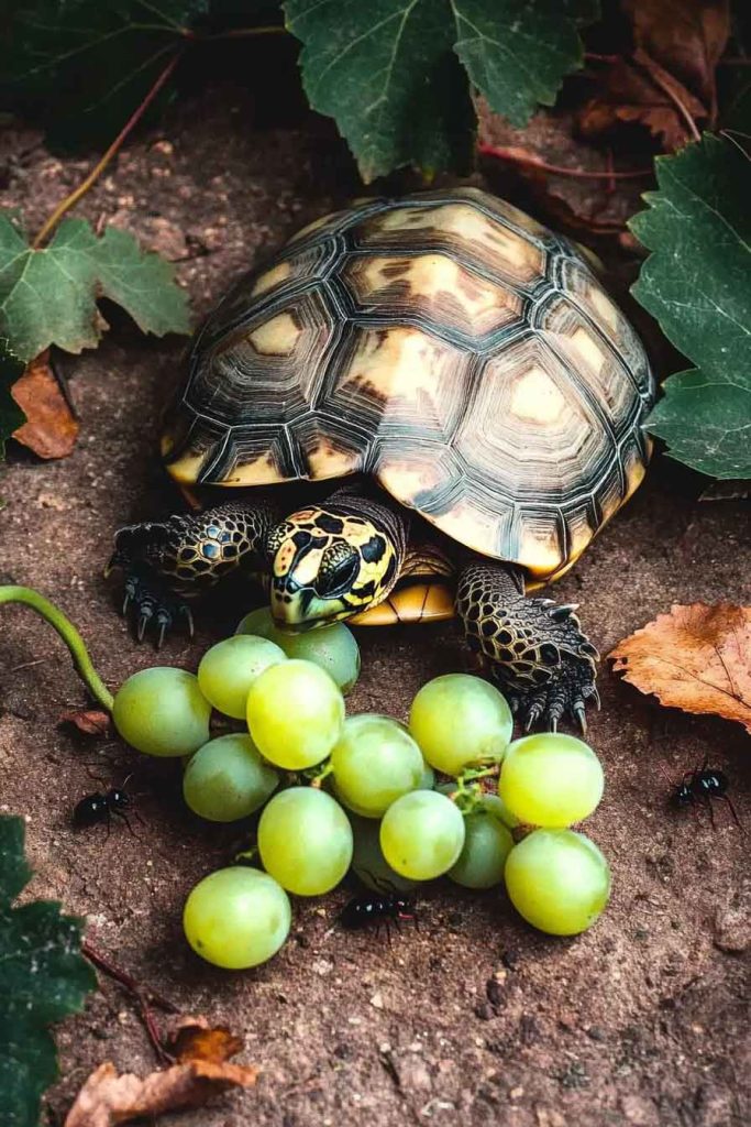 Can Turtles Eat Grapes