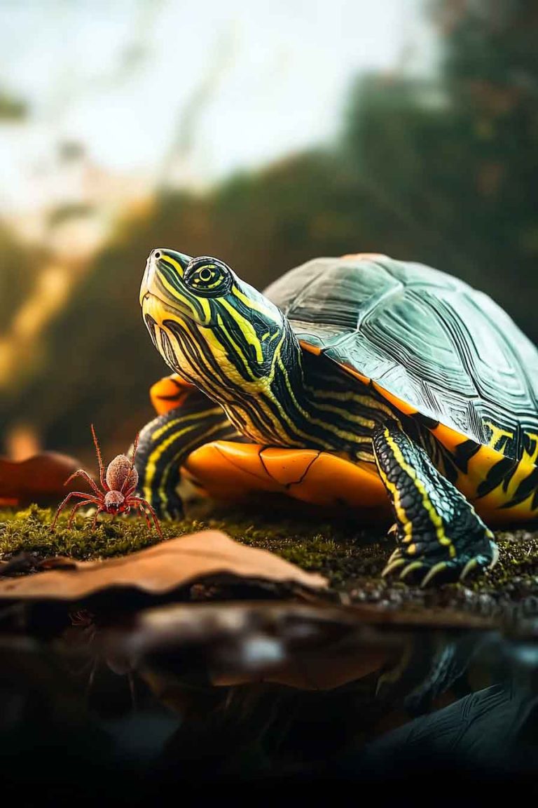 Can Turtles Eat Spiders