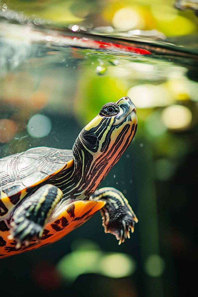  My Turtle Keep Swimming Into the Glass 