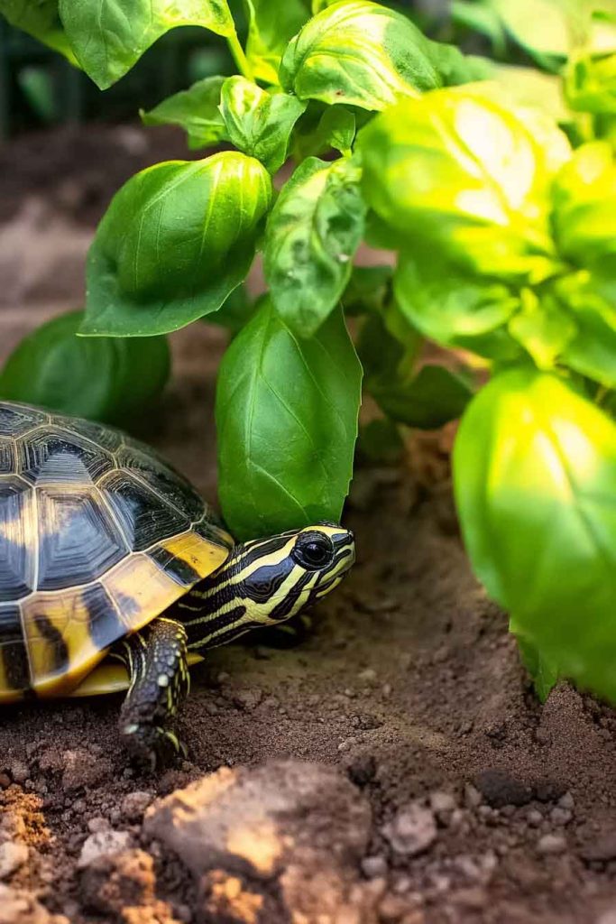 Can You Feed Basil to Baby Turtles?