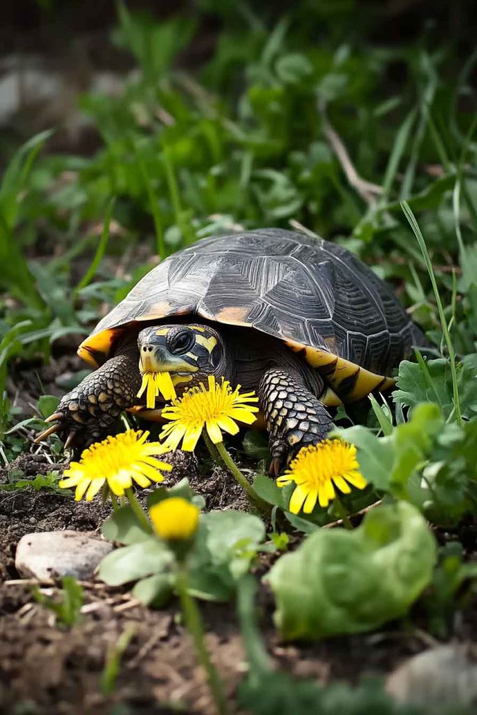 How Much Dandelions Should Turtles Eat?