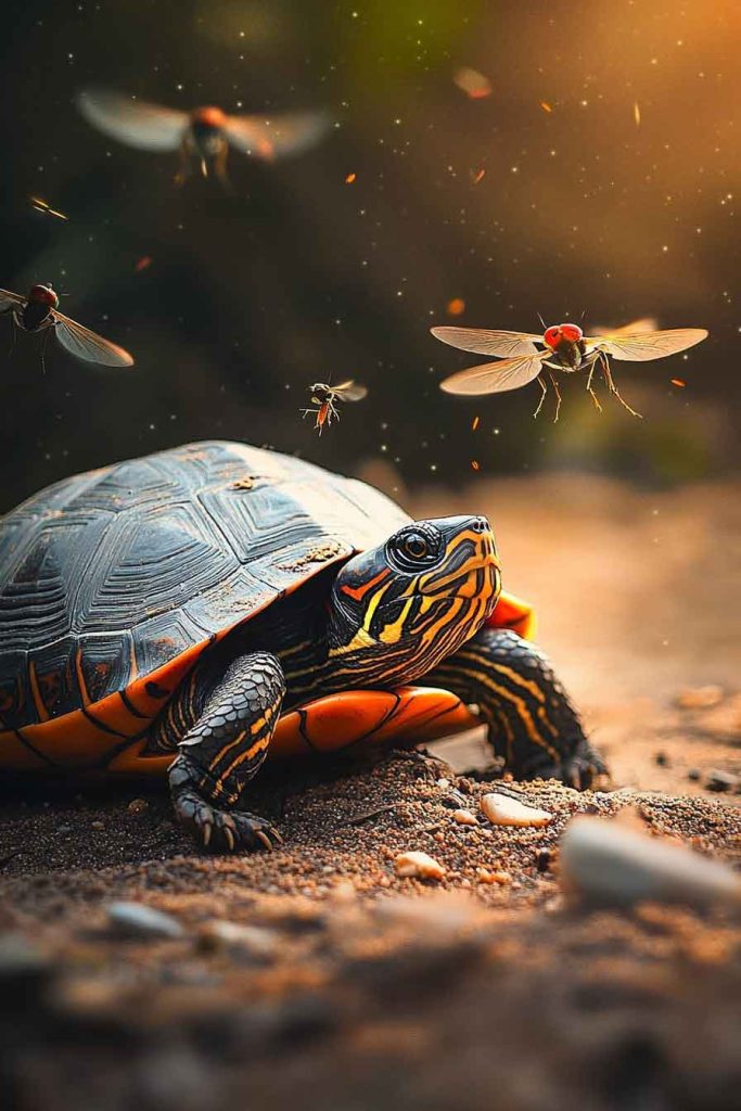 How Many Flies Should Turtles Eat?