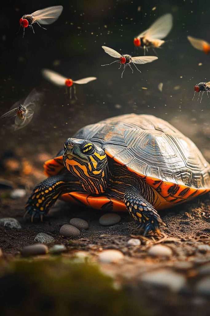 Health Benefits of Turtles Eating Flies