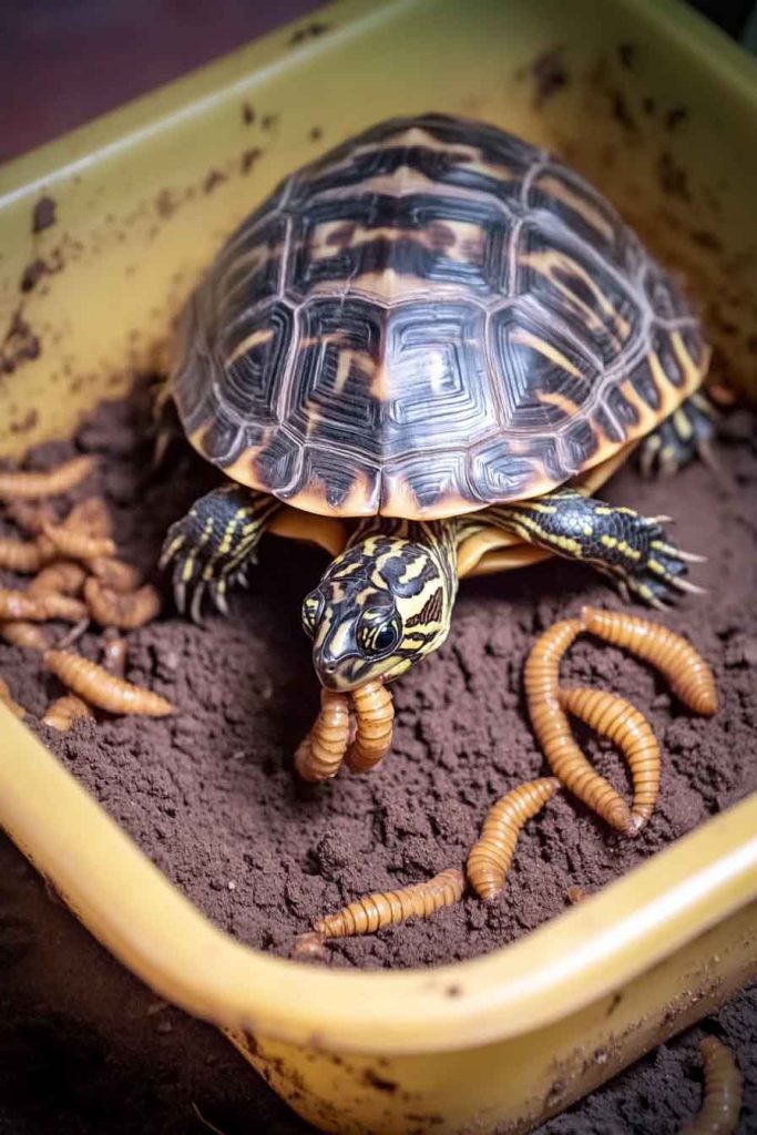 Can You Feed Mealworms to Baby Turtles?