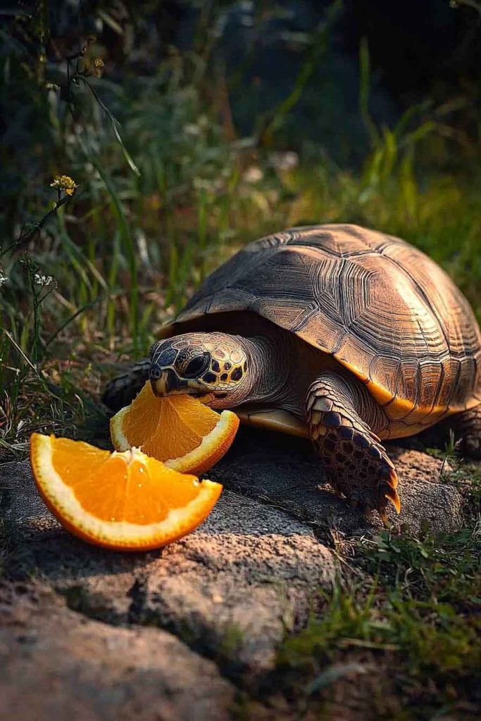 How Much Orange Should Turtles Eat?