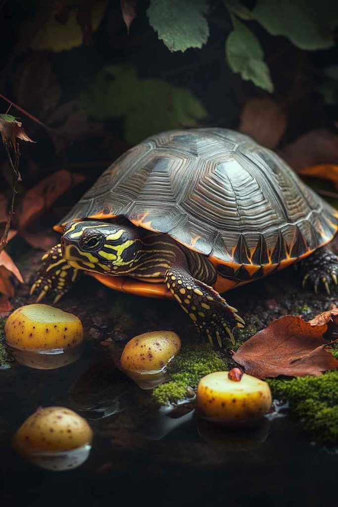 Health Risks for Turtles Eating Potatoes