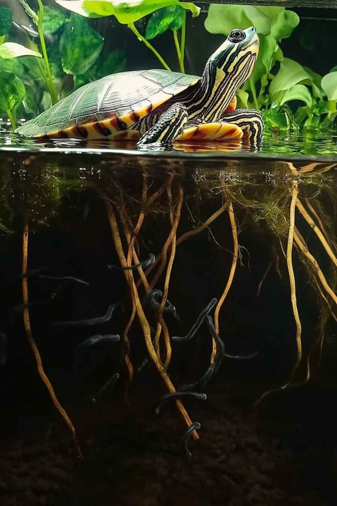 What Are The Little Black Worms In My Turtle Tank