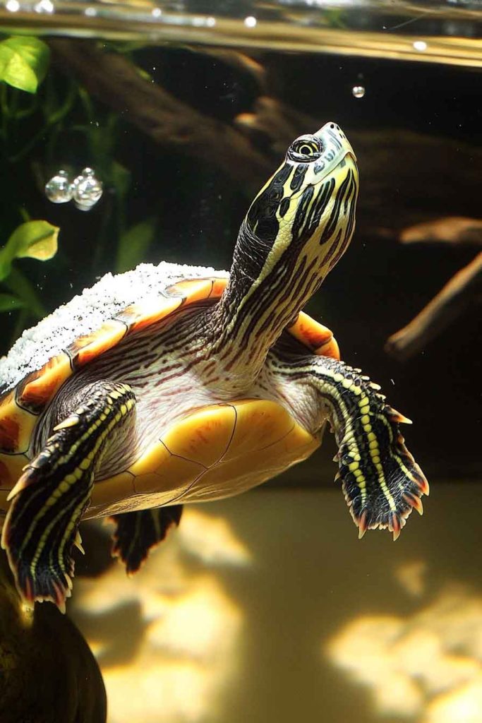 Turtle Waste Accumulation