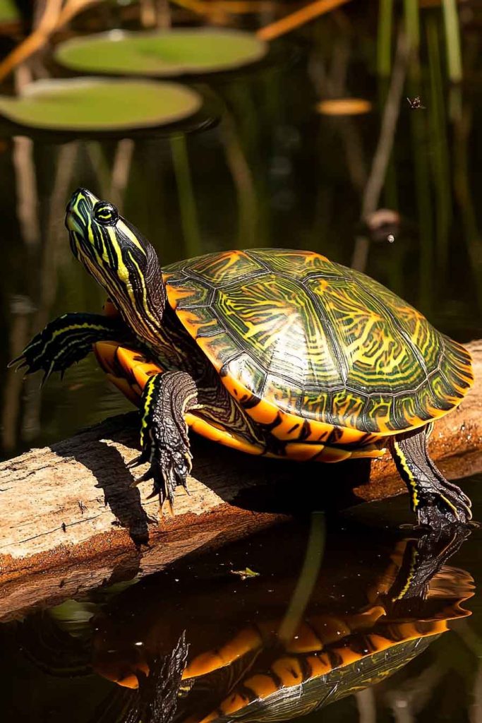 Turtles Stretch to Help Digest Food