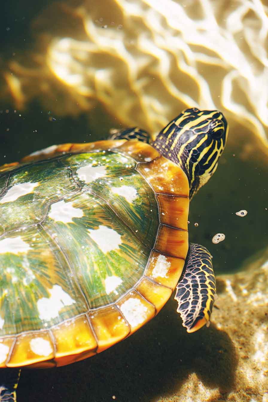 Turtle Shell Turning White: